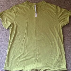 Light green Lululemon t-shirt